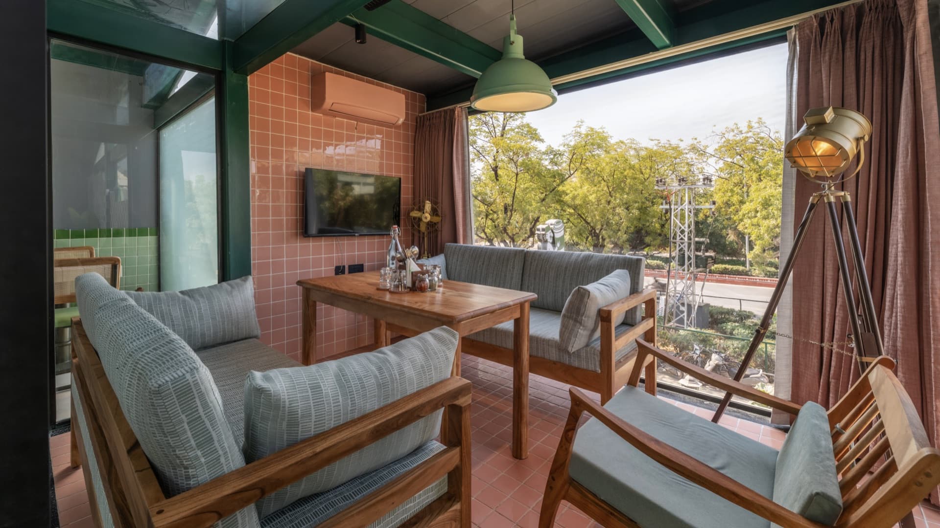 Brew house interior view